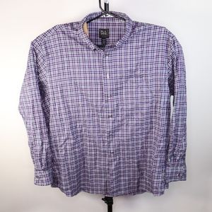 Jos. A. Bank Blue Button Down Dress Shirt Long Sleeve Mens Size 2XL